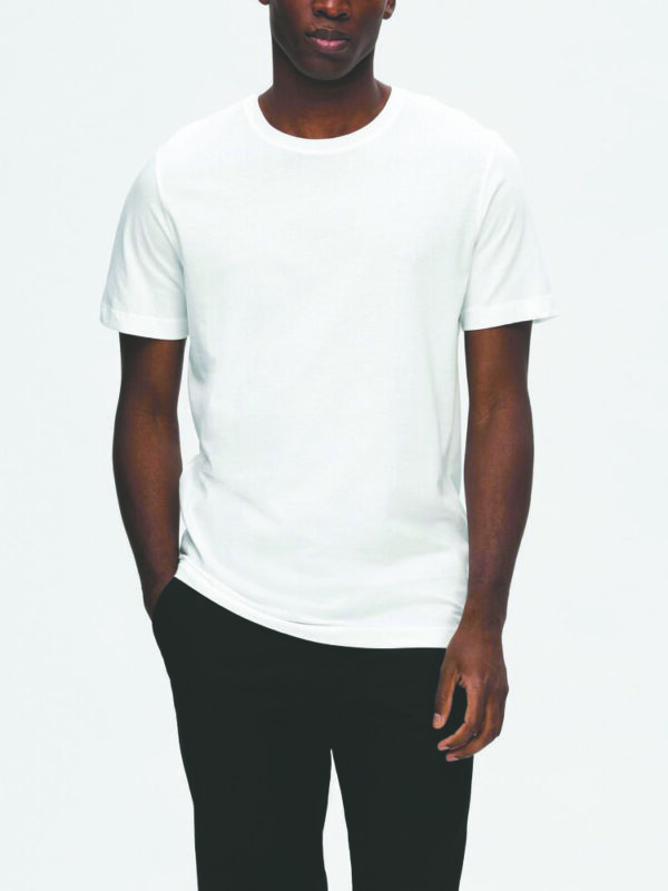 Hvid t shirt til herre