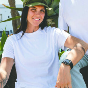 Hvid t shirt til kvinder